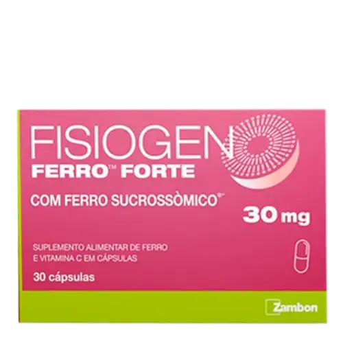 Fisiogen Ferro Forte 30mg 30 Cápsulas