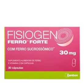 Fisiogen Ferro Forte 30mg 30 Cápsulas