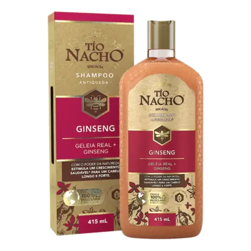 Shampoo Tío Nacho Antiqueda Ginseng 415ml