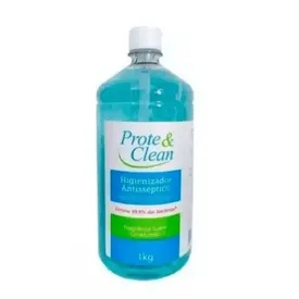 Álcool em Gel 70% Antisséptico Hidratante Prote & Clean - Fragrância Suave Limão 1kg