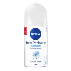 Desodorante Nivea sem Perfume Roll On Masculino 50ml