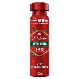 Desodorante Old Spice Adventure Valentia e Madeira Aerosol Masculino 150ml