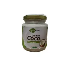 Óleo de Coco Extra Virgem 200ml - Qualy Nutri