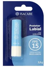 Protetor Labial Isacare FPS15 Sem Cor 3,5g