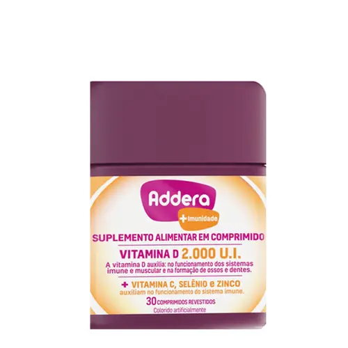 Addera + Imunidade 2.000Ui 30 Comprimidos