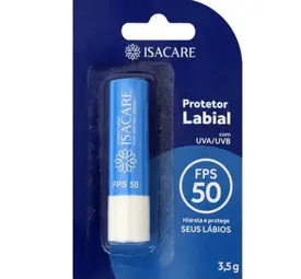 Protetor Labial Isacare Sem Cor FPS50 3,5g