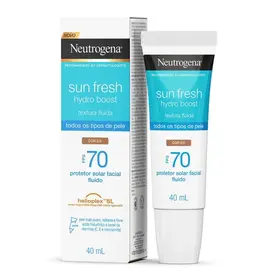 Protetor Solar Facial Neutrogena Sun Fresh Hydro Boost FPS70 Cor 3.0 40ml