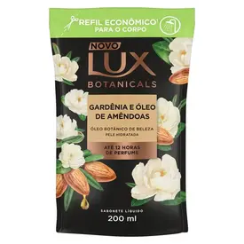 Refil Sabonete Líquido Lux Botanicals Gardênia E Óleo De Amêndoas 200ml