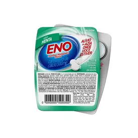 Eno Pastilha Mastigável - Sabor Menta - 4 Pastilhas Mastigáveis