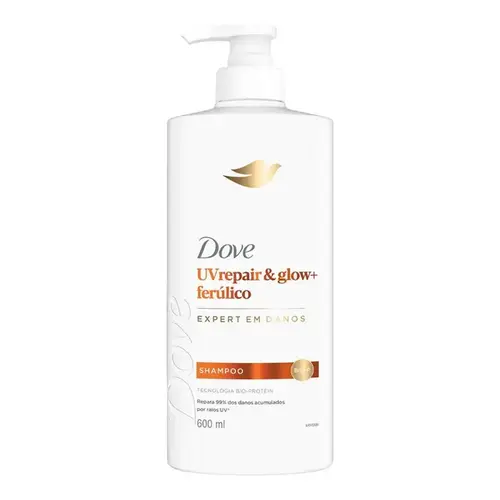 Shampoo Dove UV Repair & Glow + Ferúlico 600ml