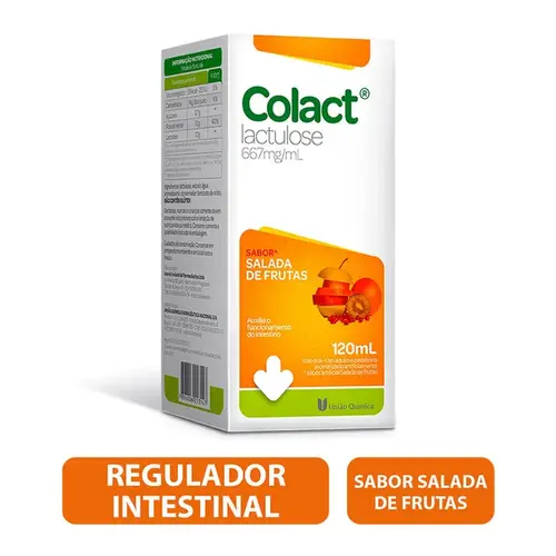 Colact 667mg - Xarope Sabor Salada de Frutas 120ml - União Química