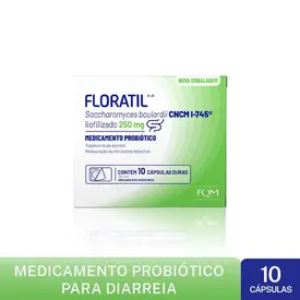 Probiótico Floratil AT 250mg FQM 10 Cápsulas