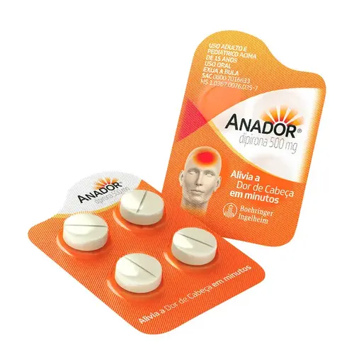 Anador 500mg 4 Comprimidos