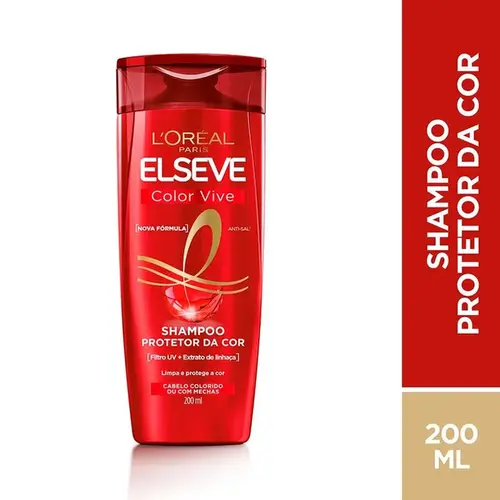 Shampoo Elseve Color-Vive Protetor Da Cor 200ml - L'Oréal Paris