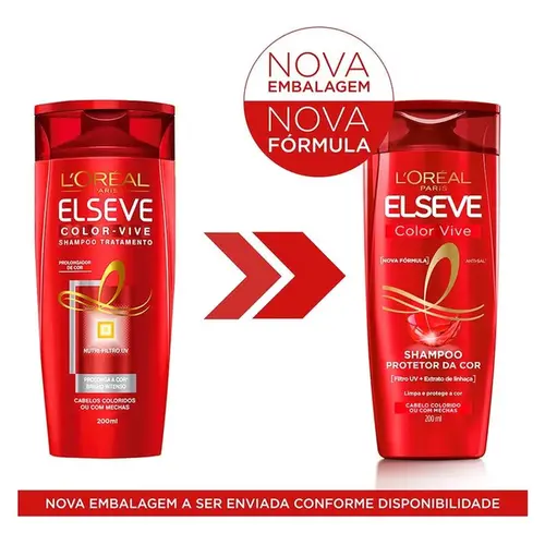 Shampoo Elseve Color-Vive Protetor Da Cor 200ml - L'Oréal Paris