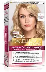 Tintura de Cabelo Imédia Excellence Creme 9 Louro Muito Claro L'Oréal Paris 1 Unidade
