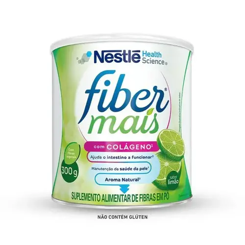 Fiber Mais Colágeno e Mix de Fibras Limão 300g