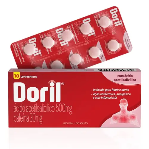 Doril 500mg + 30mg 10 Comprimidos
