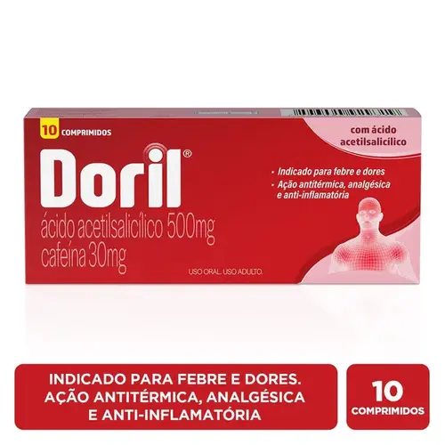 Doril 500mg + 30mg 10 Comprimidos