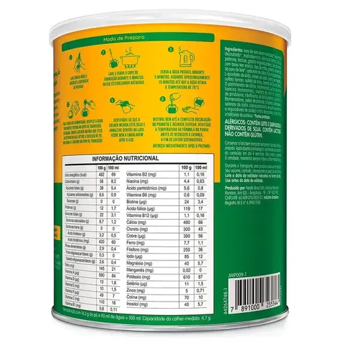 Fórmula Infantil Nestonutri 800g - 1 a 3 Anos - Nestlé