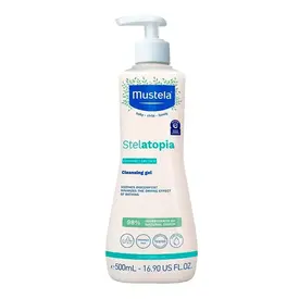Gel de Banho Infantil Mustela Bebê Stelatopia Pele Seca e Atópica 500ml