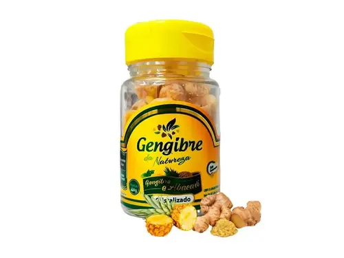 Gengibre Cristalizado Abacaxi 40g