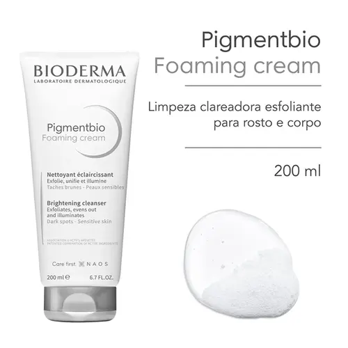 Gel de Limpeza Bioderma Pigmentbio Rosto e Corpo 200ml