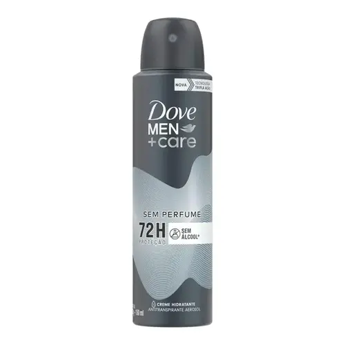 Desodorante Dove Men +Care sem Perfume Aerosol Masculino 150ml