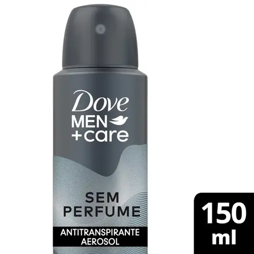 Desodorante Dove Men +Care sem Perfume Aerosol Masculino 150ml