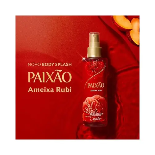 Body Splash Perfumado Paixão Ameixa Rubi 200ml