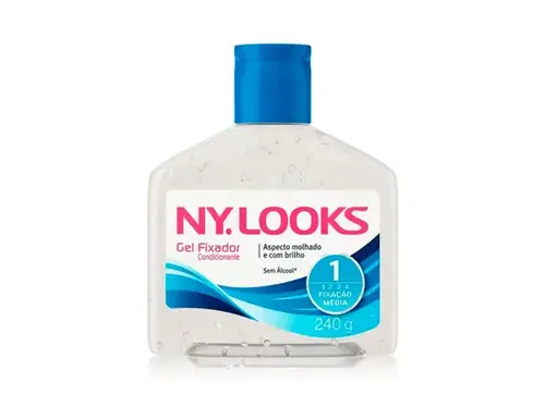 Gel Fixador Ny Looks Fixação Fixação 1 Média 240g