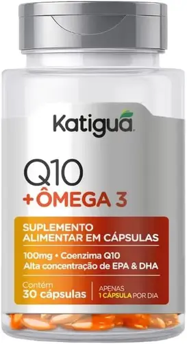 Coenzima Q10 + Ômega 3 600mg - 30 Cápsulas - Katiguá