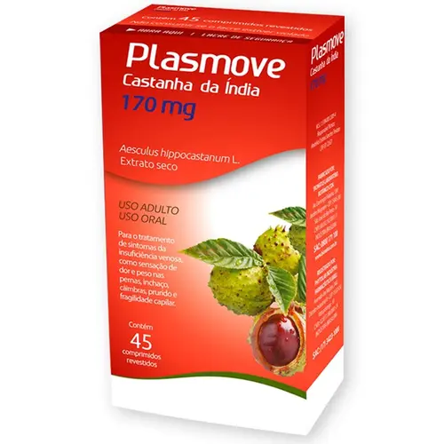 Plasmove Castanha da India 45 Comprimidos - Bionatus