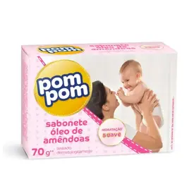 Sabonete em Barra Infantil Pom Pom Óleo de Amêndoas 70g