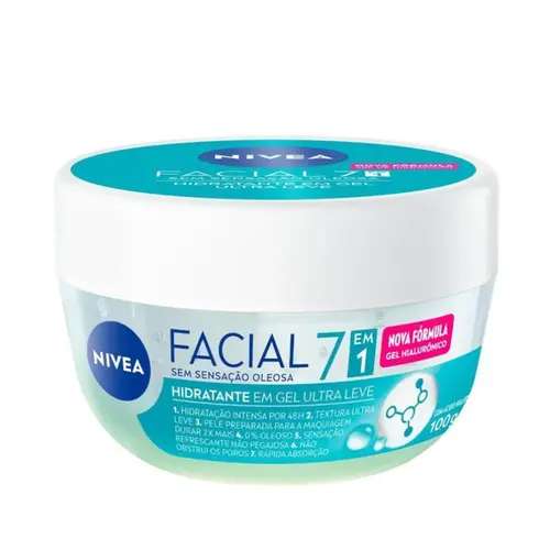 Hidratante Facial em Gel Nivea Ultraleve 7 em 1 - 100g