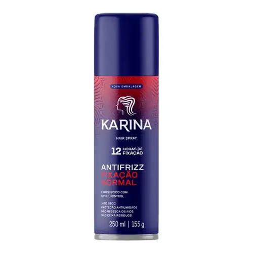 Hair Spray Karina Versatilidade & Vitalidade Fixação Normal 250ml