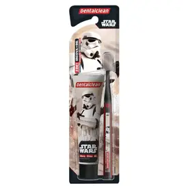 Kit Escova + Gel Dental Infantil DentalClean Star Wars Macia