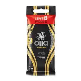 Preservativo Olla Lubrificado 8 Unidades