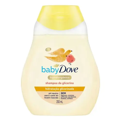 Shampoo Infantil Dove Baby Hidratação Glicerinada 200ml