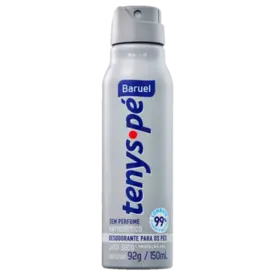 Desodorante para os Pés Tenys Pé Baruel Jato Seco Sem Perfume 92g