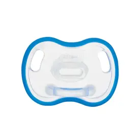 Chupeta Neopan Azul Silicone Bico Ortodôntico Nº2 +6 Meses - 1 Unidade