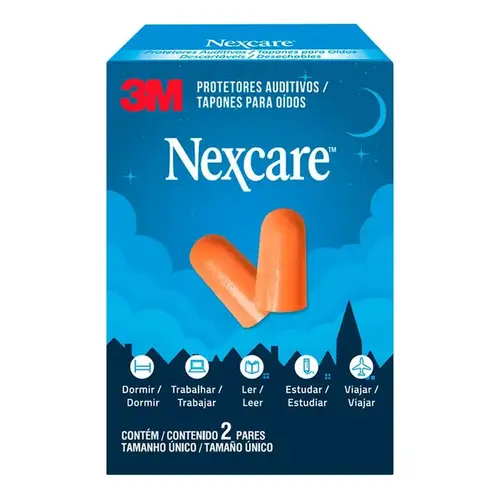 Protetor Auditivo Nexcare 2 Pares