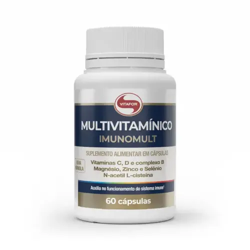 Multivitamínico Imunomult 60 Cápsulas - Vitafor