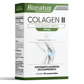 Colagénio Tipo II - Colagen Il 40mg Bionatus 30 Comprimidos