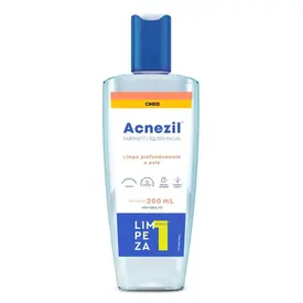 Sabonete Líquido Facial Anti Acne Acnezil Antisséptico 200ml