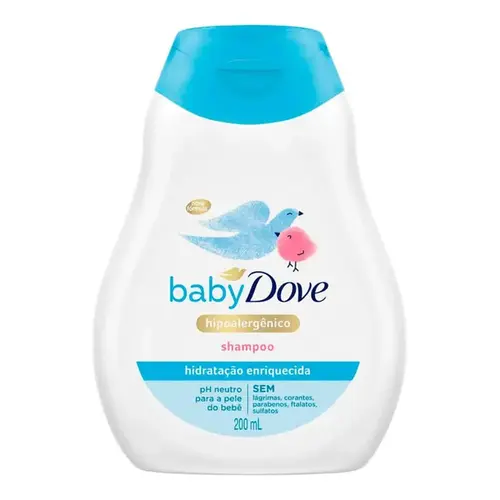 Shampoo Infantil Dove Baby Infantil Hidratação Enriquecida 200ml
