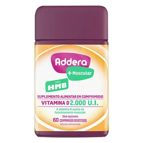 Vitamina D - Addera + Muscular 2.000UI 60 Comprimidos