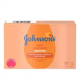 Sabonete em Barra Infantil Johnson's Baby Glicerinado 80g