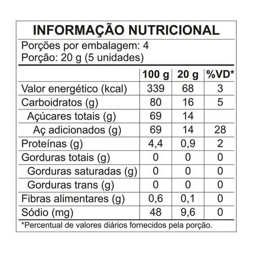 Marshmallow Fini Morango 80g