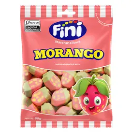 Marshmallow Fini Morango 80g